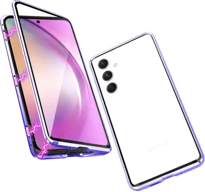 Obrázok produktu pre Pre Samsung Galaxy A14 5G / 4G Obojstranné 360° sklenené puzdro Purple