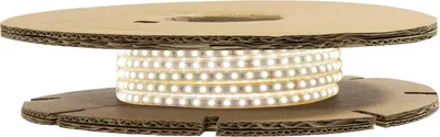 Produktbild von LED-Streifenrolle Dimmbar 220V SMD Selbstgleichrichtend 120 LED/m 20m 12W/m 1080lm/m Superschmal Breite 6.5mm Schnitt 10cm IP65 4000K Neutralweiß
