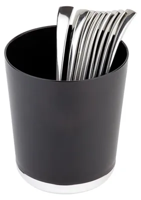 Produktbild von APS 20 Tischreste-/Besteckbehälter "BASE CHROME", Tischmülleimer, Tischabfalleim