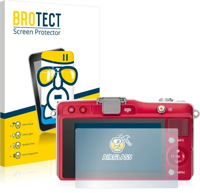 Produktbild von BROTECT Schutzglas für Olympus PEN Mini E-PM2 Schutzfolie Panzer Folie Glas Display Schutz klar