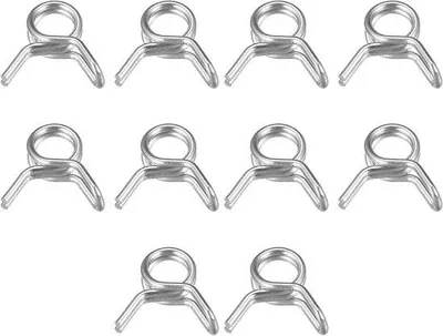 Produktbild von Doppelzijdige Schlauchklemmen 20 Stück aus Edelstahl 5 mm - 6,2 mm Innendurchmesser