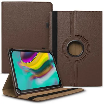 Produktbild von Tablet Hülle für Samsung Galaxy Tab S5e Tasche Schutzhülle Case Cover DrehbarFarben:Braun