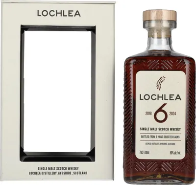 Produktbild von Lochlea 6 Years Old Single Malt Scotch Whisky 2018/2024 50% Vol. 0,7l in Geschenkbox