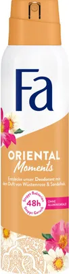 Produktbild von Fa Deodorant Spray Oriental Moments with the Delicate Scent of Desert Rose & Sandalwood 150ml