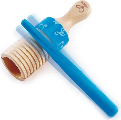 Immagine prodotto di Hape Set di strumenti musicali per il ritmo Strumenti a percussione in legno Giocattolo musicale Sonaglio