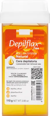 Produktbild von DEPILFLAX 100 Enthaarungswachsrolle NATURAL 110g