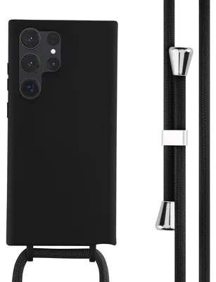 Obrázok produktu pre imoshion Silikónové puzdro so šnúrou pre Samsung Galaxy S23 Ultra - čierne