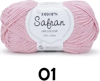 Obrázok produktu pre DROPS Safran, 100% Baumwolle (50g/160m) 01 wüstenrose