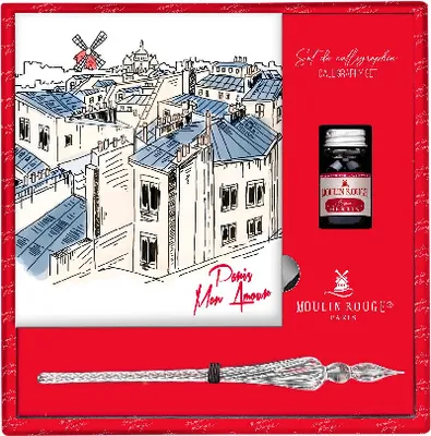 Produktbild von Clairefontaine 3x Kalligraphie Set 21x21cm 52 Blatt mehrfarbig 812449C