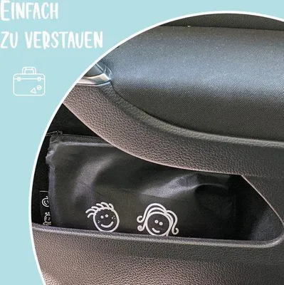 Produktbild von Famanu Sonnenschutz für Autofenster - Schildkrötenmotiv, 44 x 36 cm