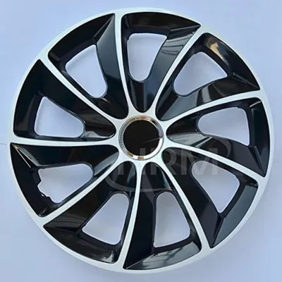 Productafbeelding van Wieldop zwart/wit, 14 inch, set van 4