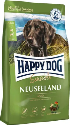 Produktbild von HappyDog Sensible 300g Neuseeland mit Lamm