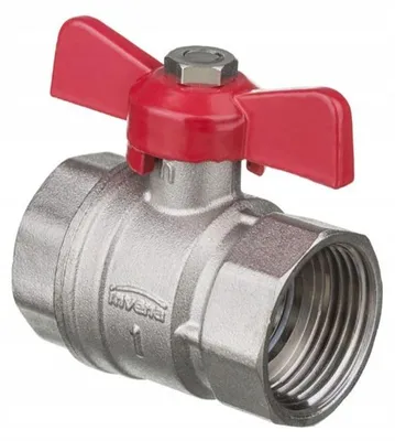 Image de Vanne sphérique Invena 1/2'' PN16 laiton à papillon