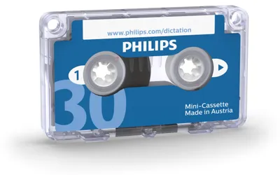 Produktbild von Philips LFH0005 Mini-Kassette, 30 Minuten Aufnahmezeit, 10 Mini-Kassetten