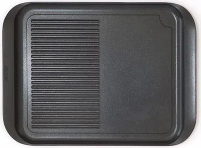 Image de Plaque de gril Risoli BBQ à deux zones 30 × 22,5 cm