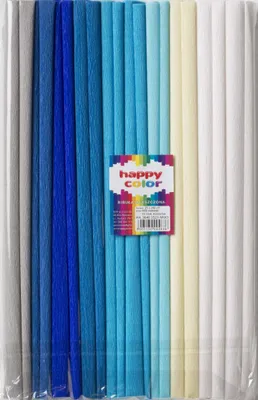 Zdjęcie produktu dla Bibuła marszczona mix niebieski 25 x 200 cm 10 rolek