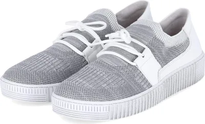 Produktbild von Gabor Damen Slipper Grau Leder-Textil-Mix sportlichGröße:71/2