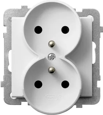 Produktbild von Ospel GP-2RRZ/m/00, Weiß, IP20, 16 A, 71 mm, 48 mm, 71 mm