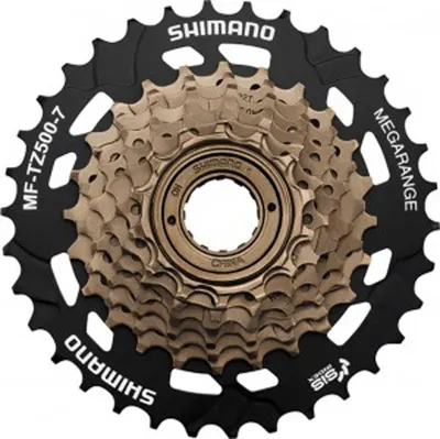 Produktbild von Shimano MF-TZ500 Fahrrad Schraubkranz 7 fach MegaRange Zahnkranz 14-34 Zähne