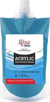 Obrázok produktu pre Rosa Studio Akrylová farba Sky Blue (413) 200 ml 1 ks