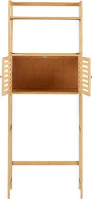 Obrázek produktu pro Koupelnová polička "Haugesund" se skříňkou 158x60x26 cm bambusová