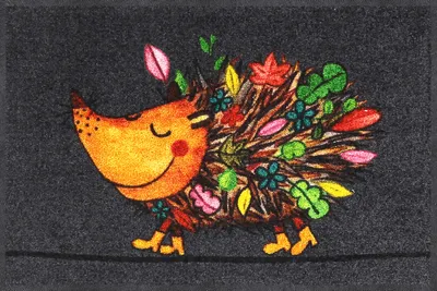 Produktbild von Fussmatte Salonloewe Funky Hedgy 2 50x75 cm