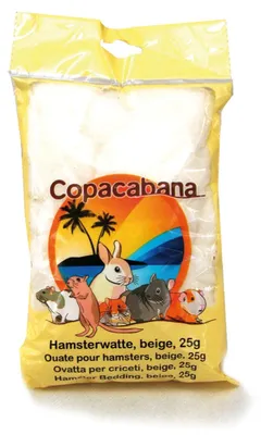 Produktbild von Petastic Hamsterwatte 25g - Nistmaterial für Nager, aus Baumwolle