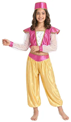 Produktbild von Orientalische Prinzessin Kinderkostüm M 7-9 Jahre (120-130 cm)