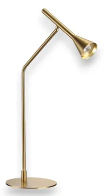 Zdjęcie produktu dla Nowoczesna Lampa Biurkowa Diesis Metal Mosiądz Led 6,5W 3000K