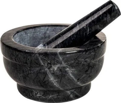 Immagine prodotto di Famanu Mörser – alta qualità – stabile – ideale per spezie ed erbe aromatiche