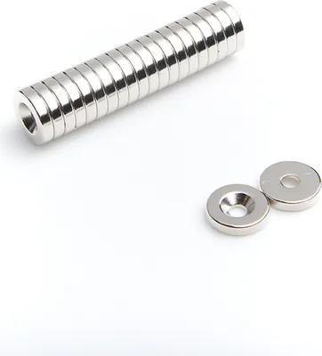 Produktbild von Neodym Magnete Ringmagnete  14x(8x4)x3  mm N38 1 Stück für Schrauben, Extrem stark, Magnettafeln, Kühlschränke, Whiteboards, DIY
