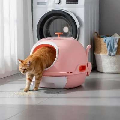 Image de Litière pour chat avec couvercle hermétique