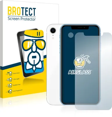 Produktbild von BROTECT Schutzglas für Apple iPhone XR (Display+Kamera) Schutzfolie Panzer Folie Glas Display Schutz klar