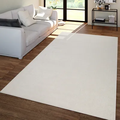 Produktbild von TT Home Wohnzimmer Teppich Kurzflor Unifarbendes Design Modern Und Zeitlos Größe 80x150 cm