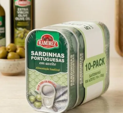 Produktbild von Ramirez Sardinen in Olivenöl 10 x 125 g – Portugiesische Premium Sardinen
