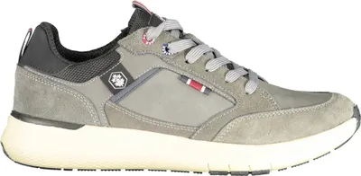 Produktbild von Grauer Herrensportschuh mit Schnürsenkeln und herausnehmbarem Fußbett