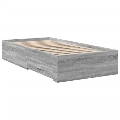 Immagine prodotto di Giroletto Cassetti Grigio Sonoma 90x190 cm Legno Multistrato