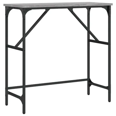 Obrázek produktu pro vidaXL Konzolový stolek Grey Sonoma 75x32x75 cm Dřevěné konstrukce