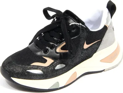 Immagine prodotto di H3312 sneaker donna LIU JO HOA woman shoes glitter black/pink/silver