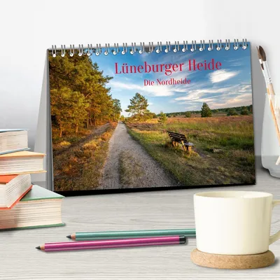 Produktbild von Lüneburger Heide: Die Nordheide (Tischkalender 2026 DIN A5 quer), CALVENDO Monatskalender