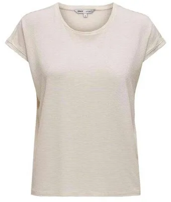 Produktbild von ONLY Modisches T-Shirt mit Glitzer Naht Rundhals Größe: XL