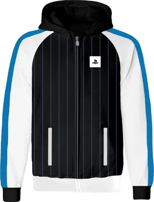 Produktbild von Playstation - Kapuzenpullover Logo für Herren/Damen Uni HE3364 (XXL) (Schwarz)