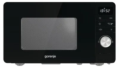 Obrázek produktu pro Gorenje MO20A3B, Pracovní deska, Samostatná mikrovlnná trouba, 20 l, 800 W, Vestavěný displej, LED