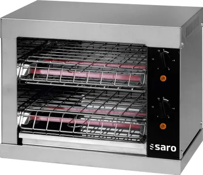 Produktbild von Saro BUSSO T2, Edelstahl, Freistehend, Drehregler, 0 - 180 °C, Glas, Edelstahl, Quarz