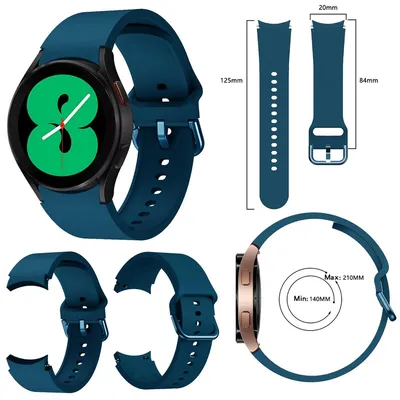 Image de Pour Samsung Galaxy Watch 6 5 4 Normal Pro Classic toutes les tailles Bracelet en plastique