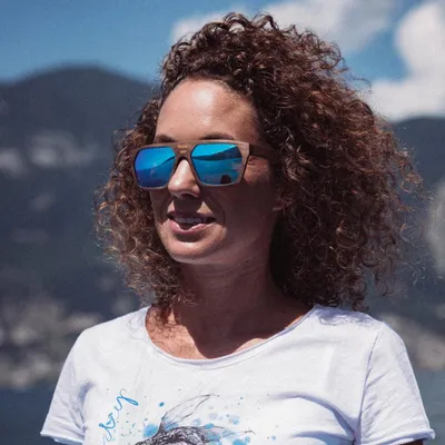 Produktbild von Wave Hawaii Sonnenbrille Rincon, Walnut WH1131