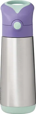 500ml insulated drink bottle - lilac pop - b.box for kids