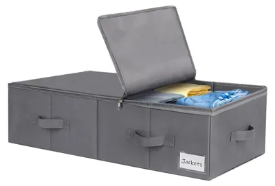 Aufbewahrungsbox unter dem Bett, 70 l, faltbar, mit Deckel