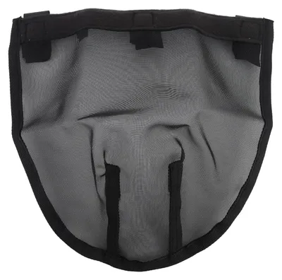 Image de Filet de protection nasale pour chevaux, en nylon, respirant, offrant un confort amélioré. Réseau de protection facial réglable pour animaux d'élevage