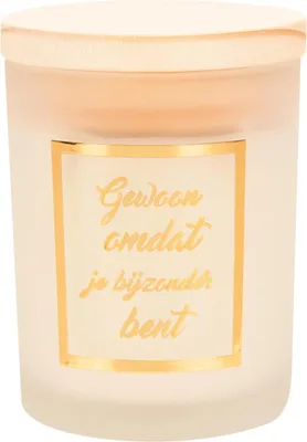 Image de Bougie parfumée Paperdreams petite dorée blanche – spéciale
